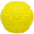 Jucarie Caini, Minge Sport cu Sunet, Cauciuc, Lime, Dimensiune ø 7 cm