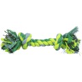 Jucarie Caini, Sfoara cu 2 Noduri, Multicolor, Dimensiune 22 cm