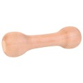 Jucarie de Aport pentru Caini, Gantera, Lemn, Dimensiune 21 cm, Continut 250 g