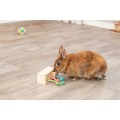 Jucarie de Strategie pentru Rozatoare, Cub, Lemn, 15 x 5.5 x 6 cm