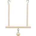 Jucarie Leagan Lemn cu Clopotel 12 x 13 cm