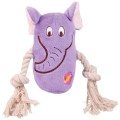 Jucarie Pentru Caini, Animal Plus Cu Sfoara, Cu Sunet, 13 cm