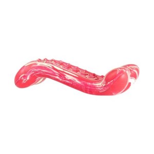 Jucarie Pentru Caini, HipHop, Dental, Os Antibacterian, Aroma Friptura De Vita, Cauciuc, 13.5 cm