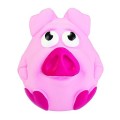 Jucarie Pentru Caini, HipHop, Porc, Latex, Cu Sunet, 11 cm, Roz