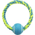 Jucarie Pentru Caini, Inel Sfoara Cu Minge De Tenis, 6 cm/18 cm/125 g