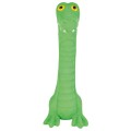 Jucarie Pentru Caini, Longie Crocodil, Latex, Cu Sunet, 18 cm, Verde