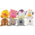 Jucarie Pentru Caini, Minge Animalut, Latex, Cu Sunet, 6 cm, Diferite Modele