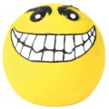 Jucarie Pentru Caini, Minge Smiley, Latex, Cu Sunet, 6 cm, Diverse Modele