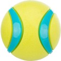 Jucarie Pentru Caini, Minge TPR, 6 cm, Lime/Albastru Petrol