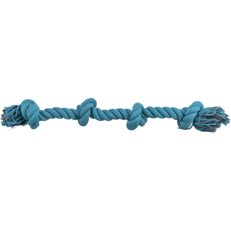 Jucarie Pentru Caini, Sfoara Cu 4 Noduri, 360 g/54 cm, Diverse Culori
