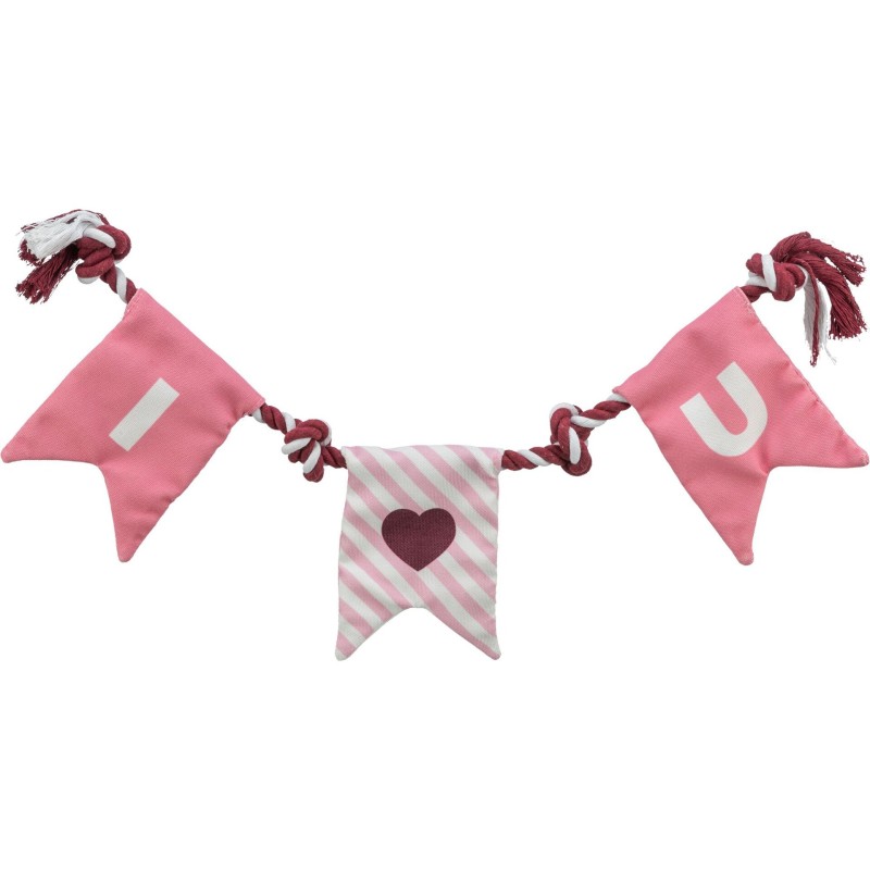 Jucarie Pentru Caini, Valentine's, Sfoara Cu Noduri, 50 cm