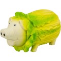 Jucarie Pentru Caini, Varza-Porc, Latex, Cu Sunet, 23 cm, Verde Deschis