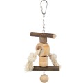 Jucarie Pentru Pasari, Lemn De Scoarta, 20 cm