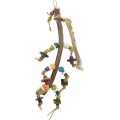 Jucarie Pentru Pasari, Lemn Natural, 56 cm