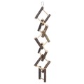Jucarie Pentru Pasari, Scara Suspendata, Lemn De Scoarta, 12 trepte/ 58 cm
