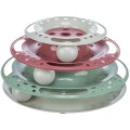 Jucarie pentru Pisici, Circuit Turn Prinde Mingile, 25 x 13 cm
