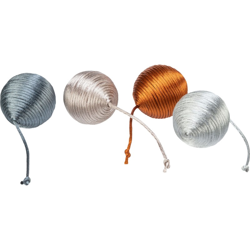 Jucarie Pentru Pisici, Minge Zornaitoare, 4 cm, Diverse Culori