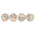 Jucarie Pentru Pisici, Set 4 Mingi Cu Imprimeu Leopard, 4 cm