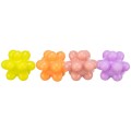 Jucarie Pentru Pisici, Set 4 x Mingi Cauciuc Cu Noduri, 3.5 cm