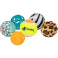 Jucarie Pentru Pisici, Set 6 X Mingi, 4 cm