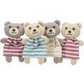 Jucarie Pentru Pisici, Ursulet Cu Catnip, 12 cm, Diverse Culori