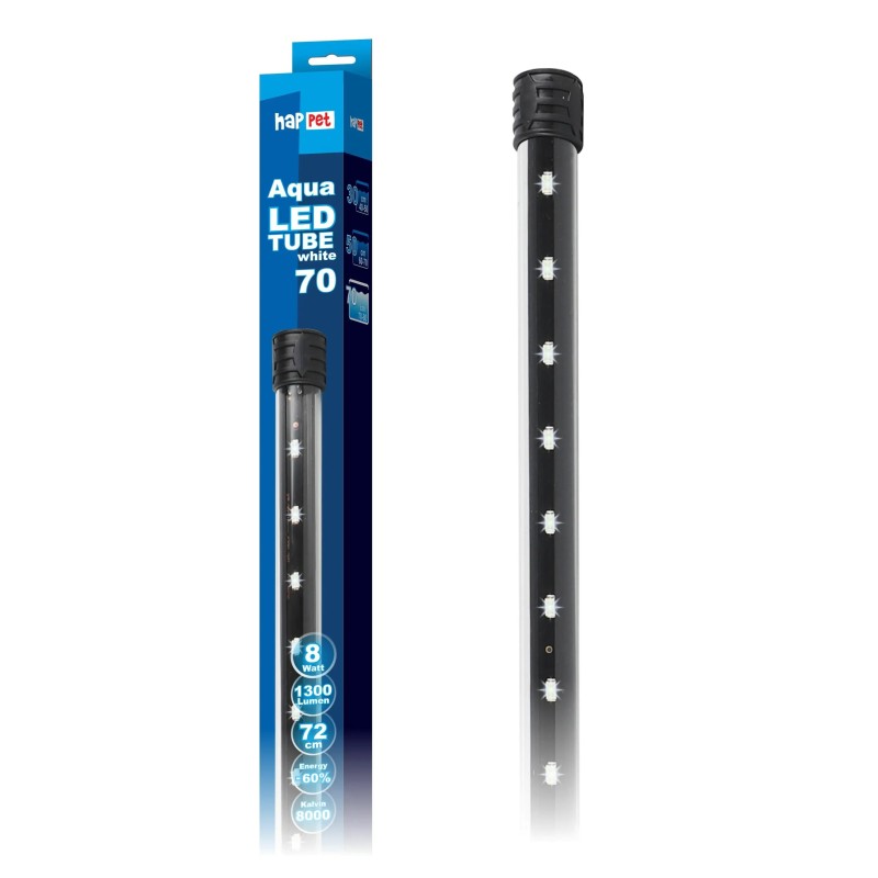 Lampa pentru Acvariu, AquaLED Tub Alb, 8W/72 cm