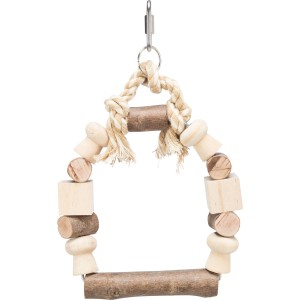 Leagan Arc pentru Pasari, Lemn, 13 x 19 cm