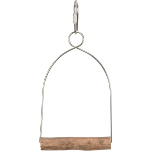 Leagan Arc pentru Pasari, Lemn/Metal, 8 x 15 cm