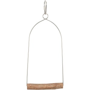 Leagan Arc pentru Pasari, Lemn/Metal,10 x 22 cm