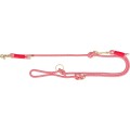Lesa Coarda Soft, Reglabila, S-XL, 2.00 m/ø 10 mm, Diverse Culori, Culoare Rosu/Crem