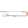 Lesa Coarda Soft, Reglabila, S-XL, 2.00 m/ø 10 mm, Diverse Culori, Culoare Roz/Roz Deschis