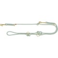 Lesa Coarda Soft, Reglabila, S-XL, 2.00 m/ø 10 mm, Diverse Culori, Culoare Salvie/Menta
