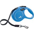Lesa Retractabila Classic, Banda, Albastru, Marime XS: 3 m/Pana la 12 kg