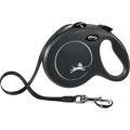 Lesa Retractabila Classic, Banda, Negru, Marime L: 5 m/Pana la 50 kg