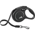 Lesa Retractabila Classic, Banda, Negru, Marime XS: 3 m/Pana la 12 kg