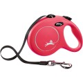 Lesa Retractabila Classic, Banda, Rosu, Marime L: 5 m/Pana la 50 kg