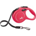 Lesa Retractabila Classic, Banda, Rosu, Marime XS: 3 m/Pana la 12 kg