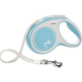 Lesa Retractabila Comfort, Banda, Albastru Deschis, Marime M: 5 m/Pana la 25 kg