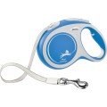 Lesa Retractabila Comfort, Banda, Albastru, Marime L: 5 m/Pana la 60 kg