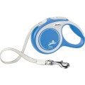 Lesa Retractabila Comfort, Banda, Albastru, Marime XS: 3 m/Pana la 12 kg