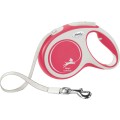 Lesa Retractabila Comfort, Banda, Rosu, Marime M: 5 m/Pana la 25 kg