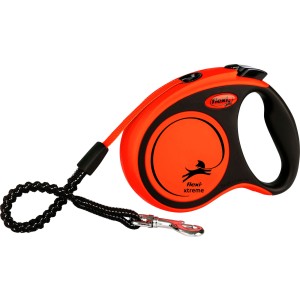 Lesa Retractabila Xtreme, Banda, Negru/Portocaliu