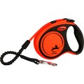 Lesa Retractabila Xtreme, Banda, Negru/Portocaliu
