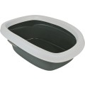 Litiera Carlo 1, cu Rama, 31 x 14 x 43 cm, Gri