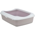 Litiera Classic, cu Rama, 37 x 15 x 48 cm, Lila Deschis/Alb