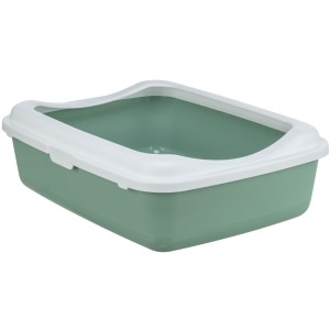 Litiera Classic, cu Rama, 37 x 15 x 48 cm, Verde Salvie/Alb