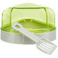 Litiera de Colt cu Acoperis pentru Hamsteri, Plastic, 14 x 8 x 11/11 cm, Diverse Culori