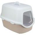 Litiera Vico, cu Capac, 40 x 40 x 56 cm, Culoare Roz Pudrat/Alb