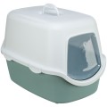 Litiera Vico, cu Capac, 40 x 40 x 56 cm, Culoare Salvie/Alb