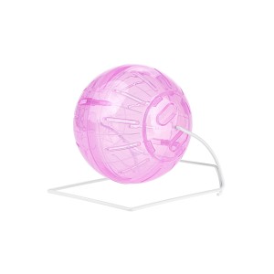 Minge De Alergare Pentru Rozatoare, 4 in 1, Cu Suport, 14.5 cm, Roz